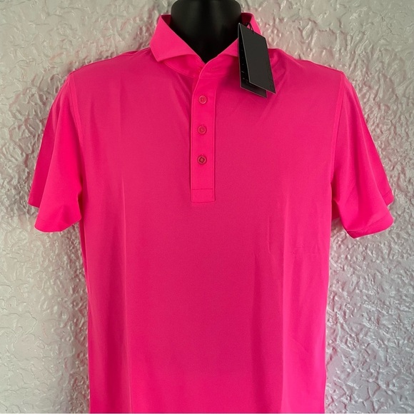 NWT G/FORE Essential Modern Spread Collar Tech Pique Polo M - Picture 3 of 9